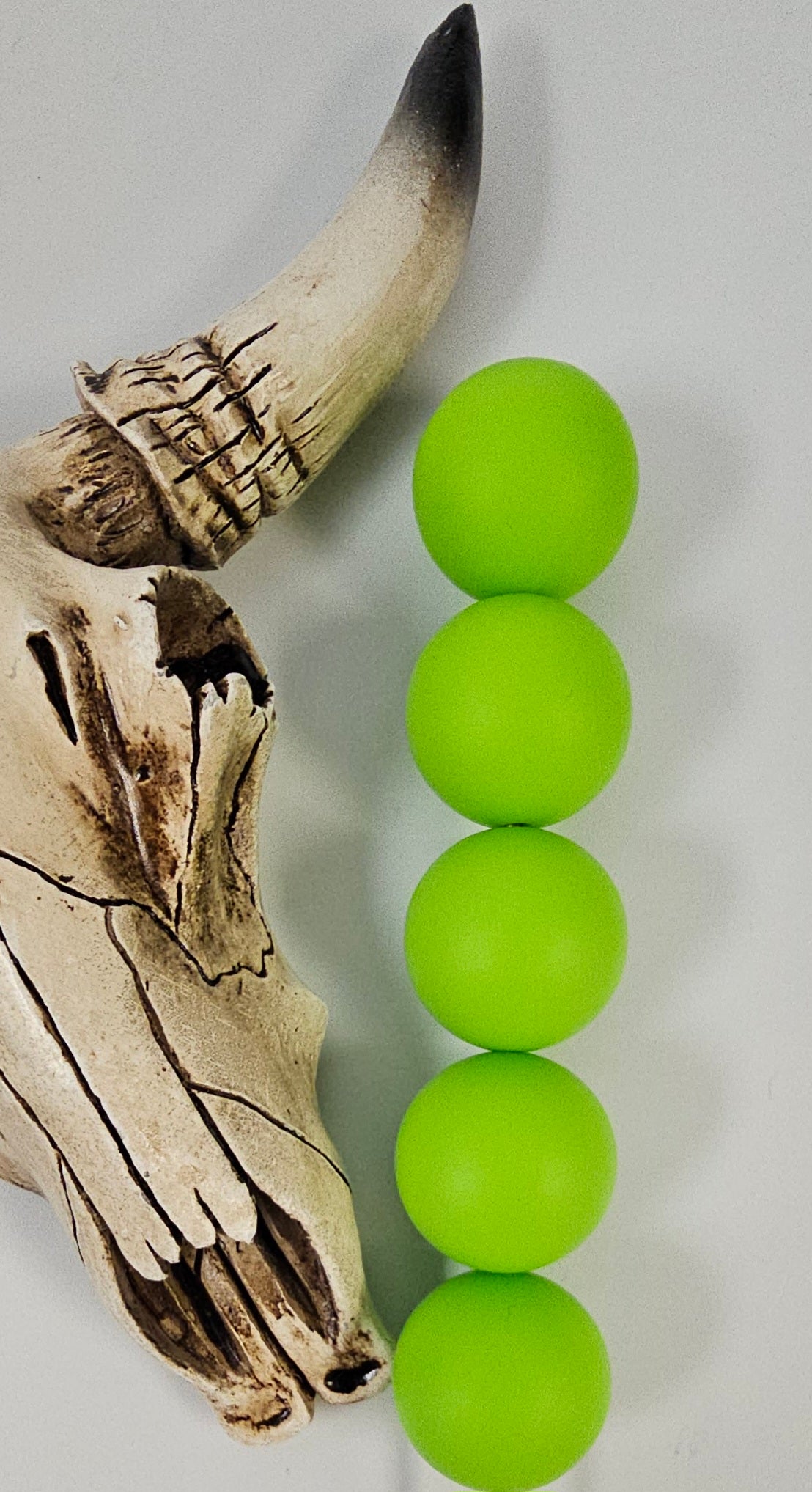 19mm Solid Silicone Beads