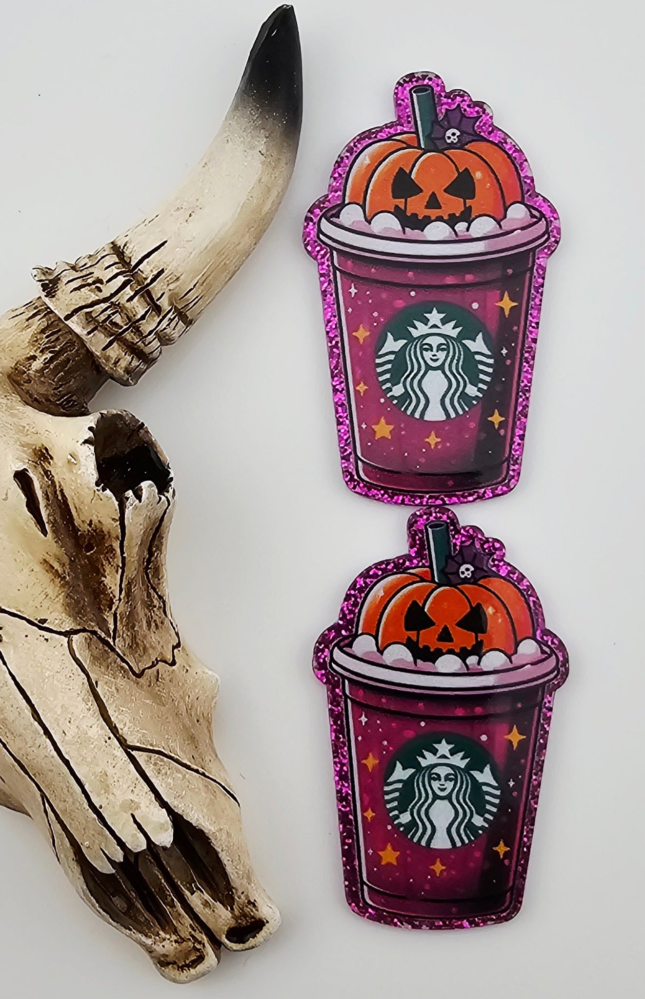 Flatback Pumpkin Coffee Lady 495