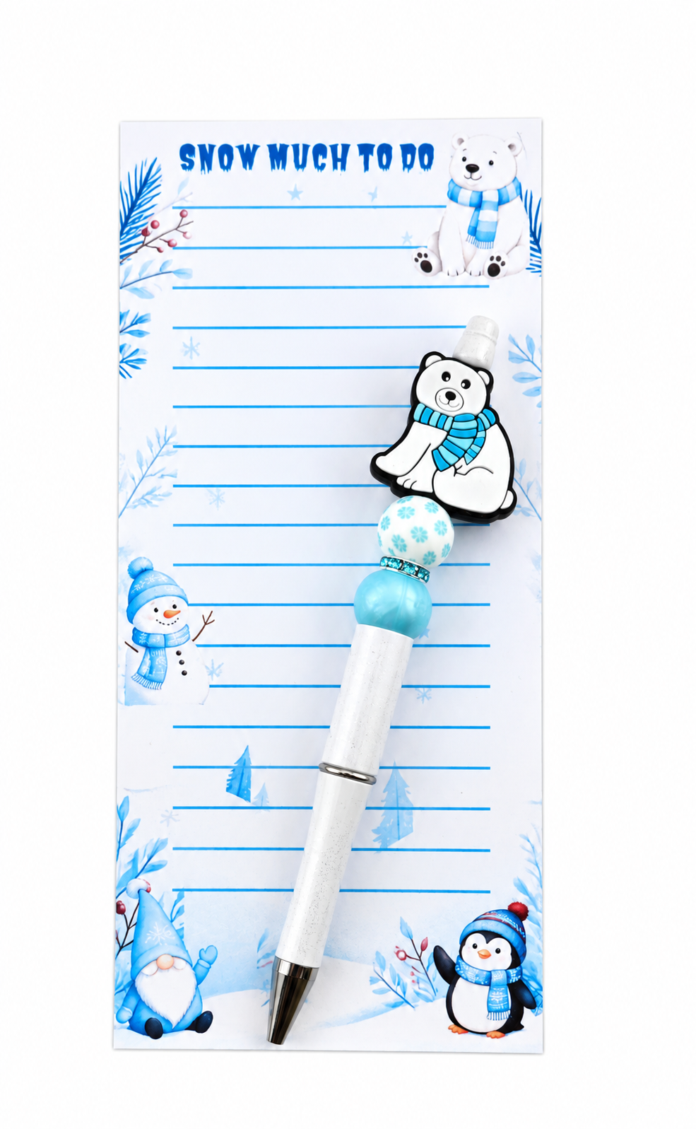 Snow Much To Do Pen & Notepad Set