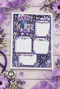 Heart of a Nurse Daily Planner Notepad