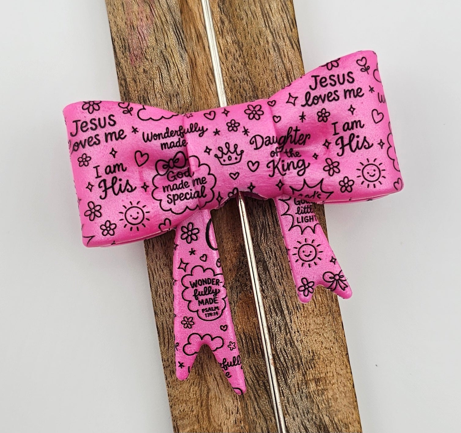 Large Bow Focal God Made Me Special *Custom*