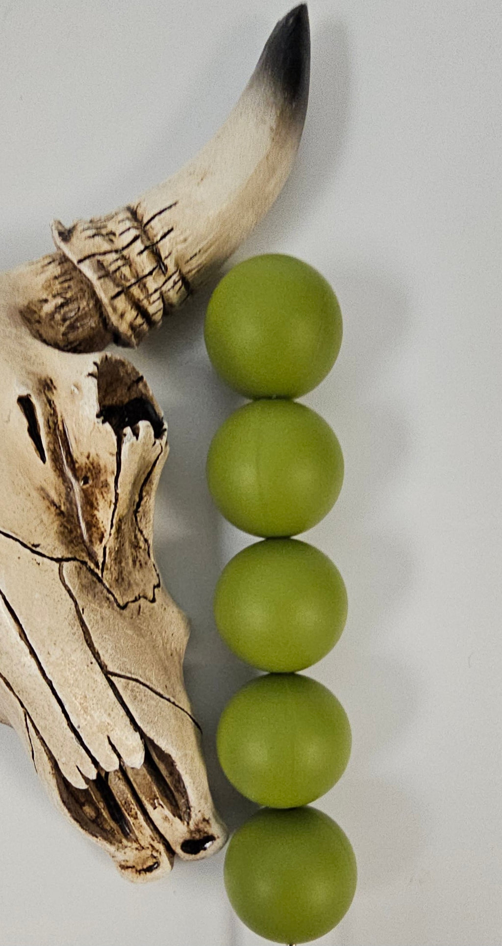 19mm Solid Silicone Beads