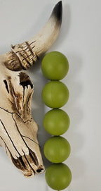 19mm Solid Silicone Beads