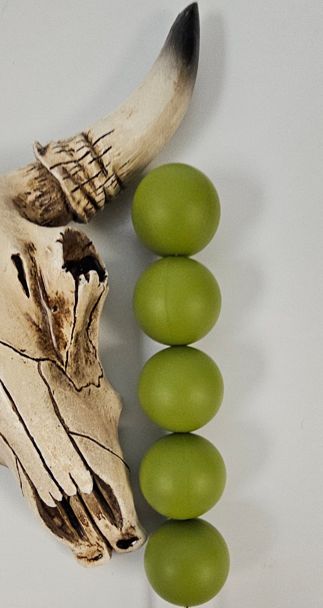 19mm Solid Silicone Beads