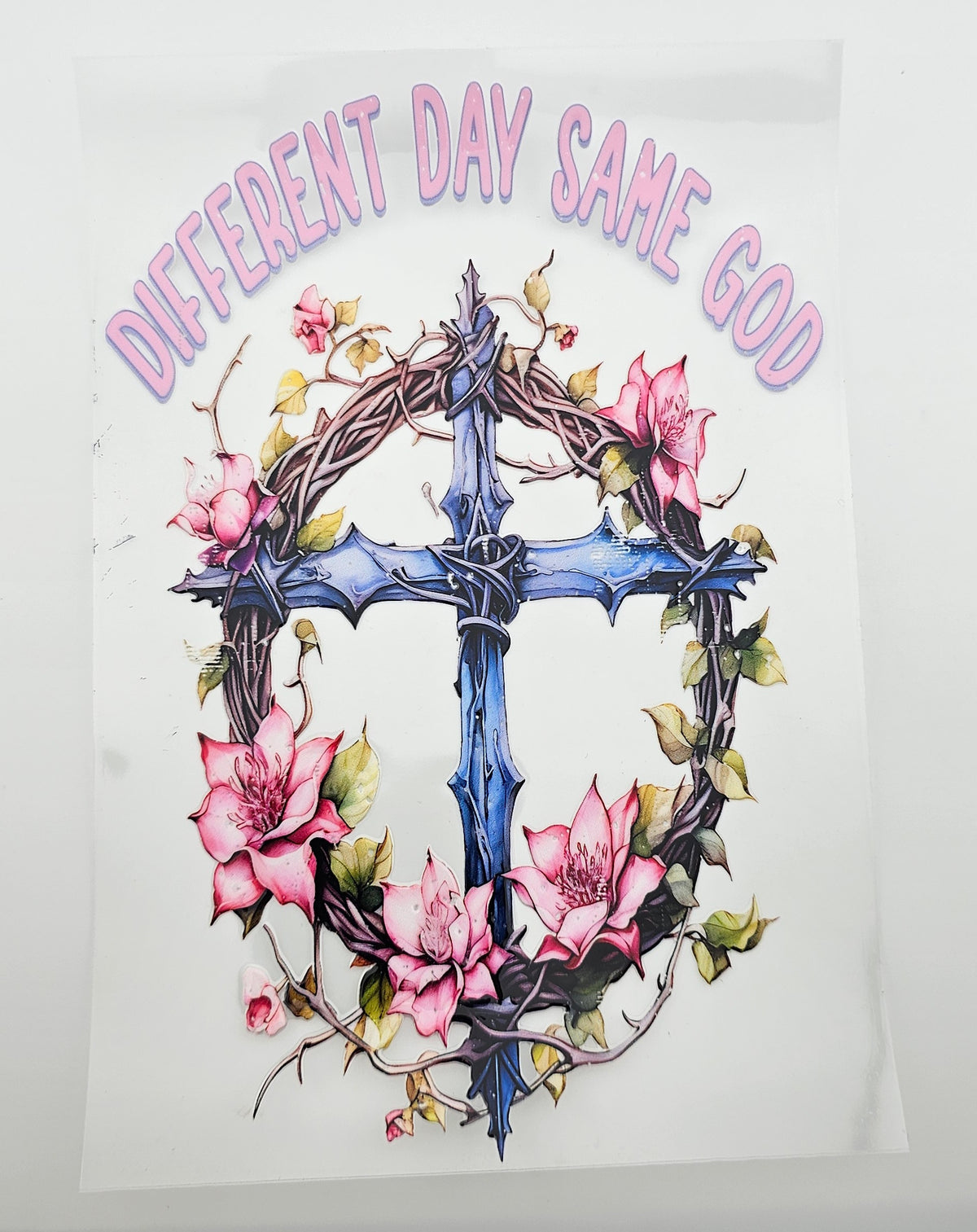 UVDTF Different Day Same God Notebook Wrap