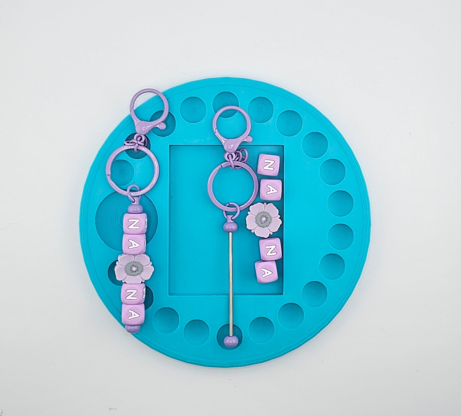Keychain Bar Kit - Lavender Pansy Nana