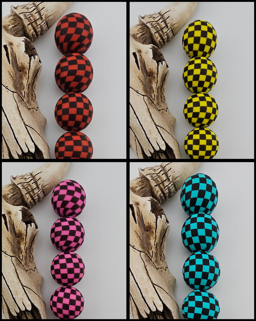 Checker Ptint 19mm Silicone