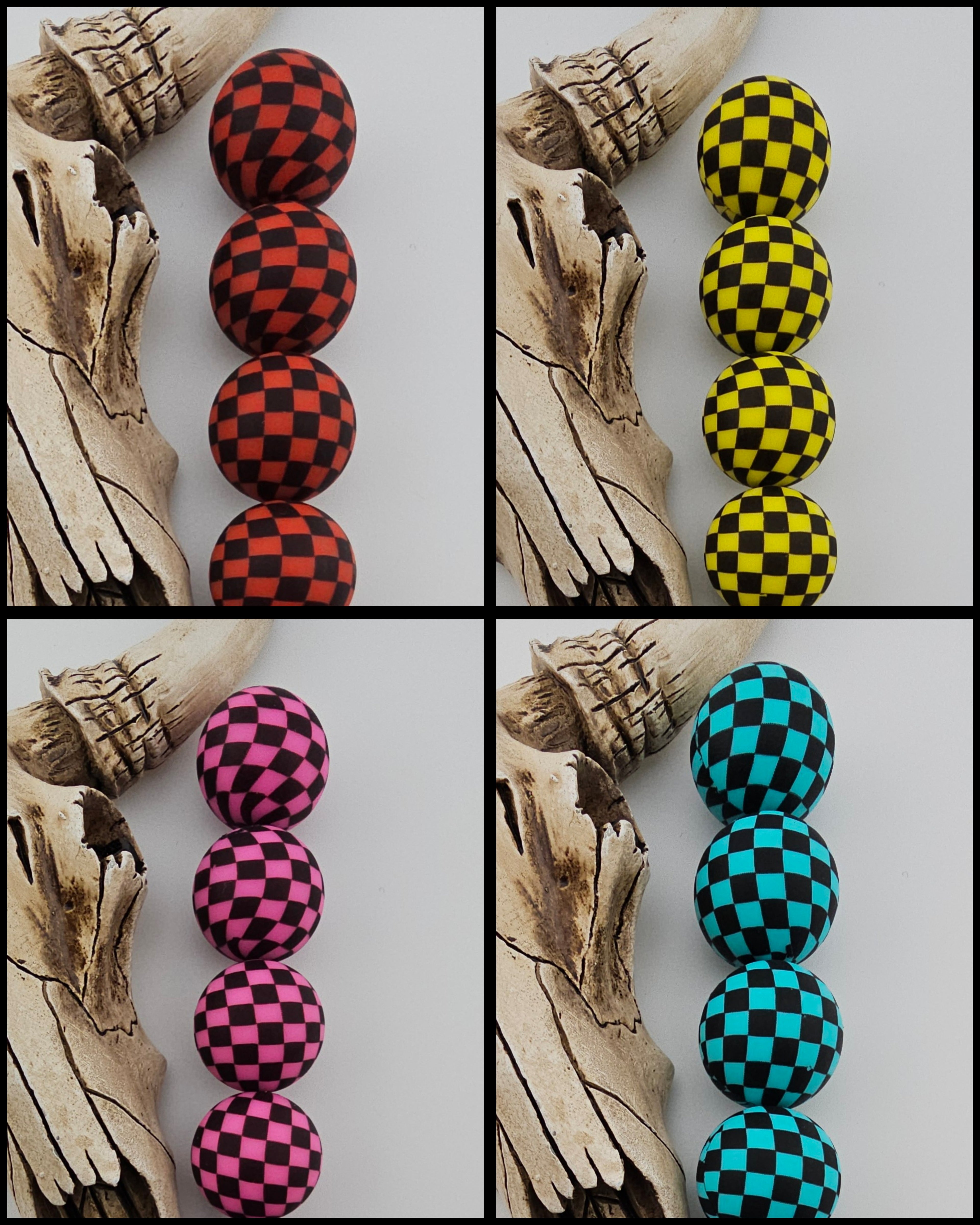 Checker Ptint 19mm Silicone