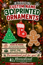 3D Customized Ornaments  10 to 15 days TAT