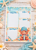 Salty Heifer Daily Planner Notepad
