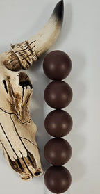 19mm Solid Silicone Beads