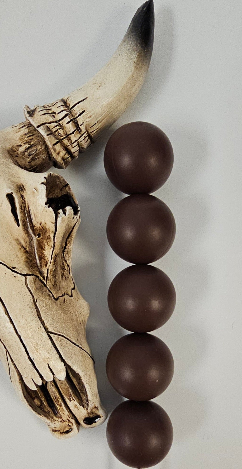19mm Solid Silicone Beads