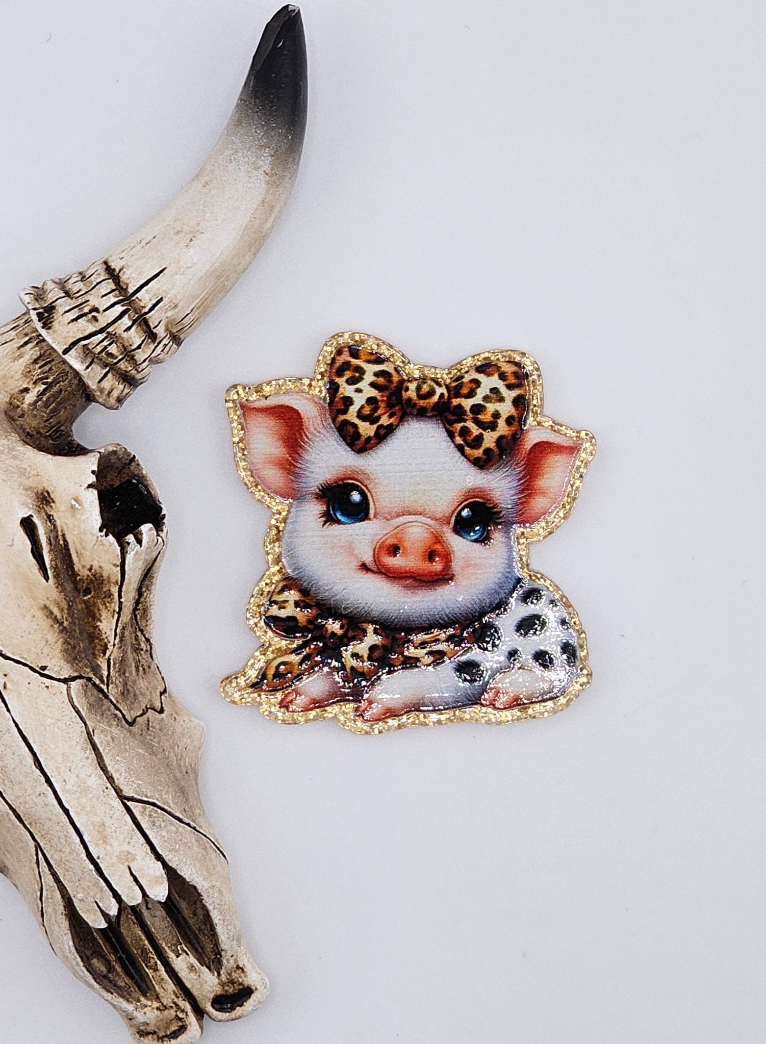 Flatback Leopard Piggy 351