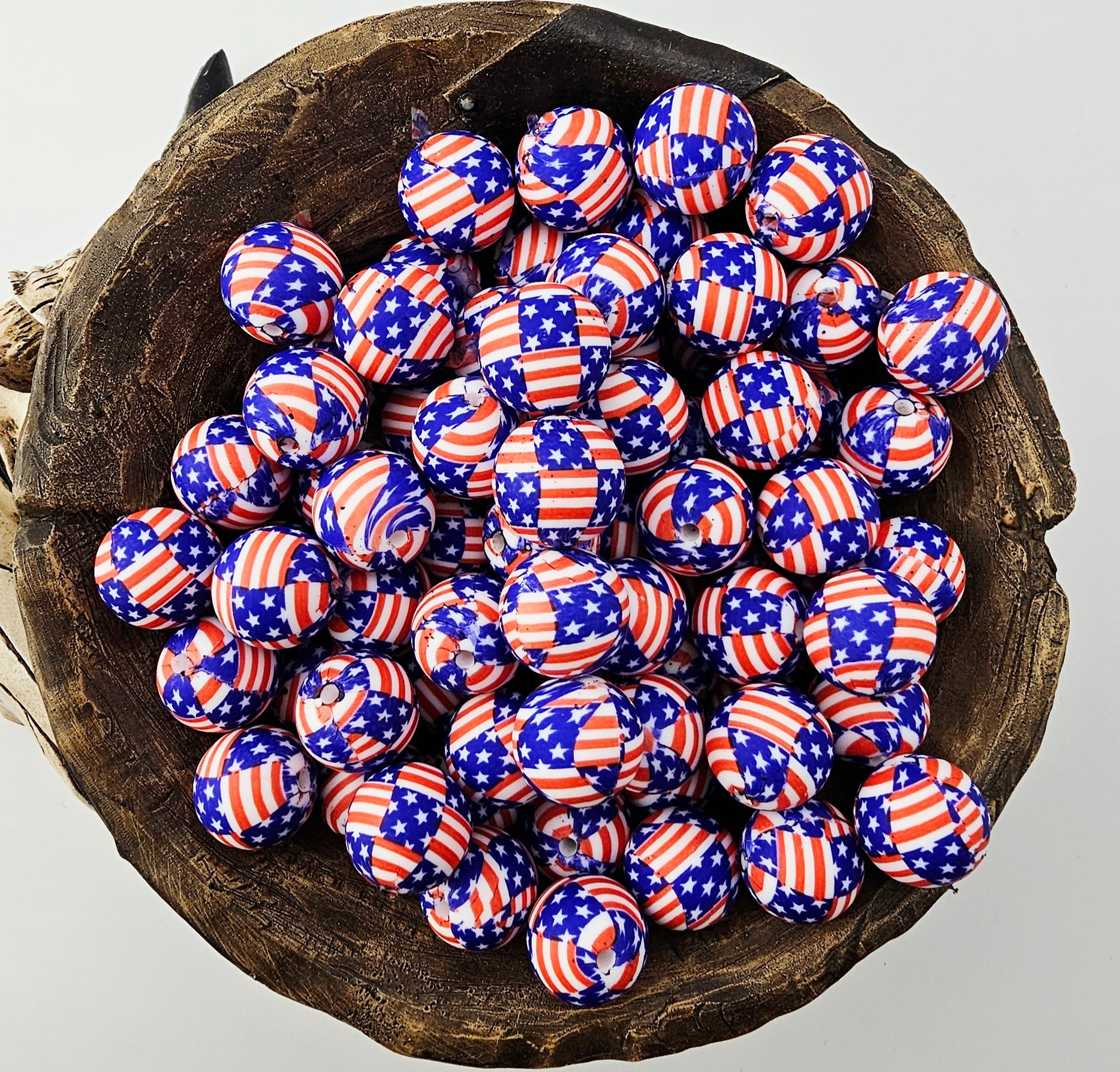 Patriotic Stars and Stripes Print