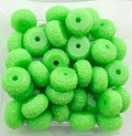 Resin Rhinestone Spacer 12mm Neon Green #48