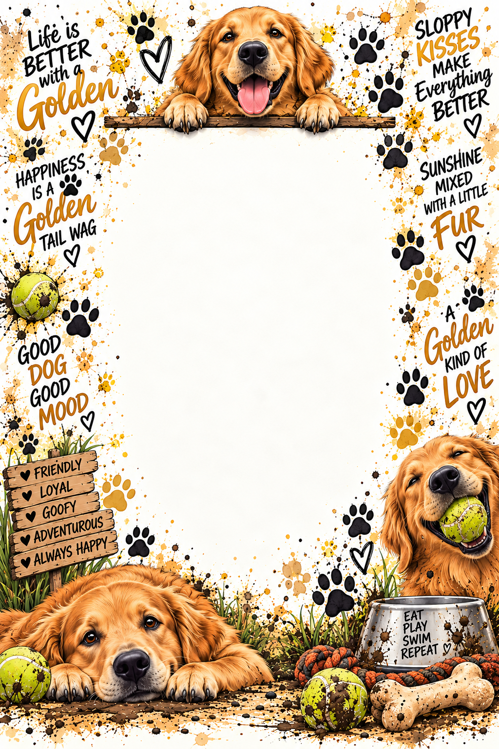 Fur Baby Doggie Large Breed Notepads