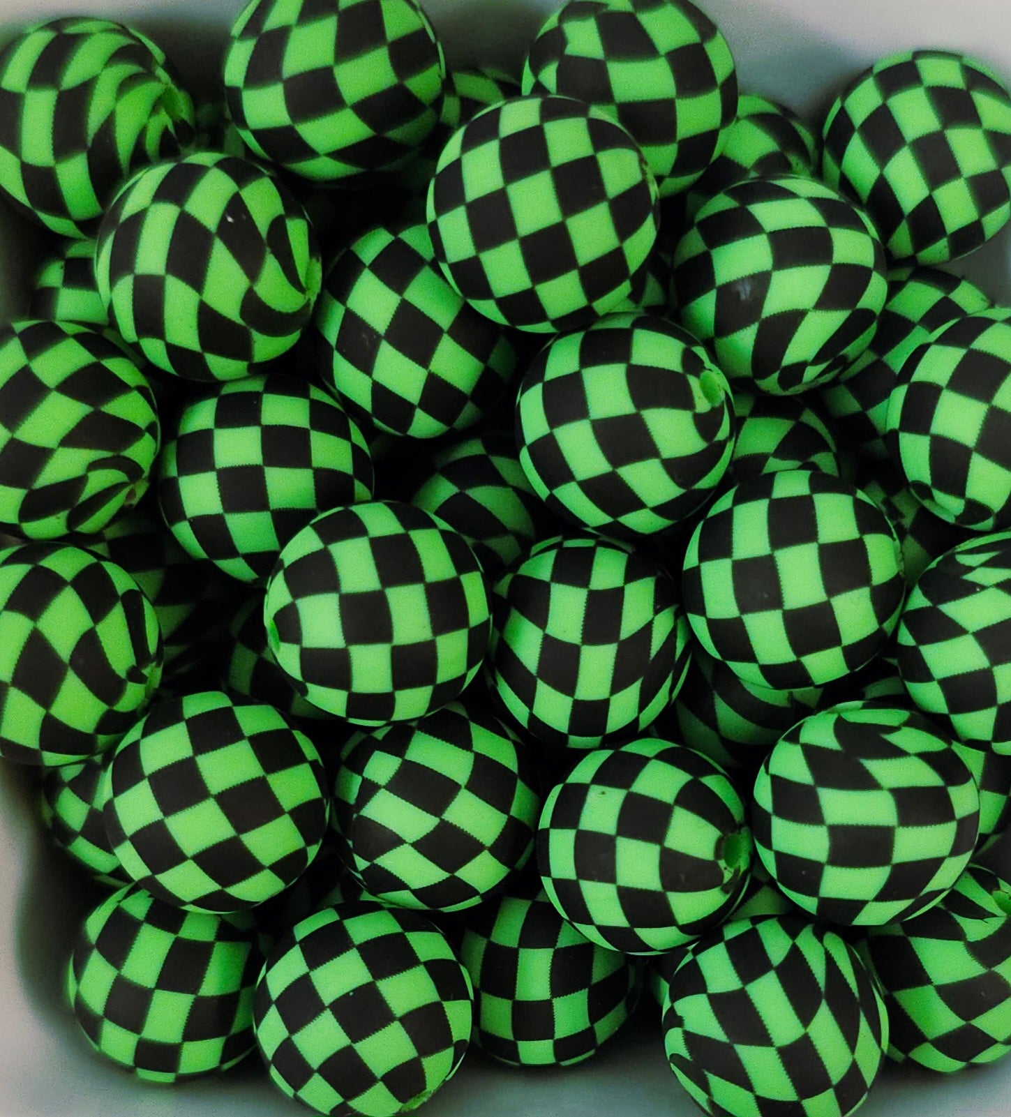 #48 Green Checkered 15mm Print