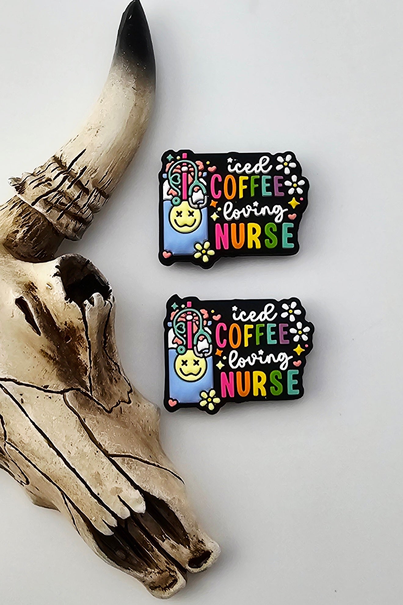 Iced Coffee Loving Nurse Focal