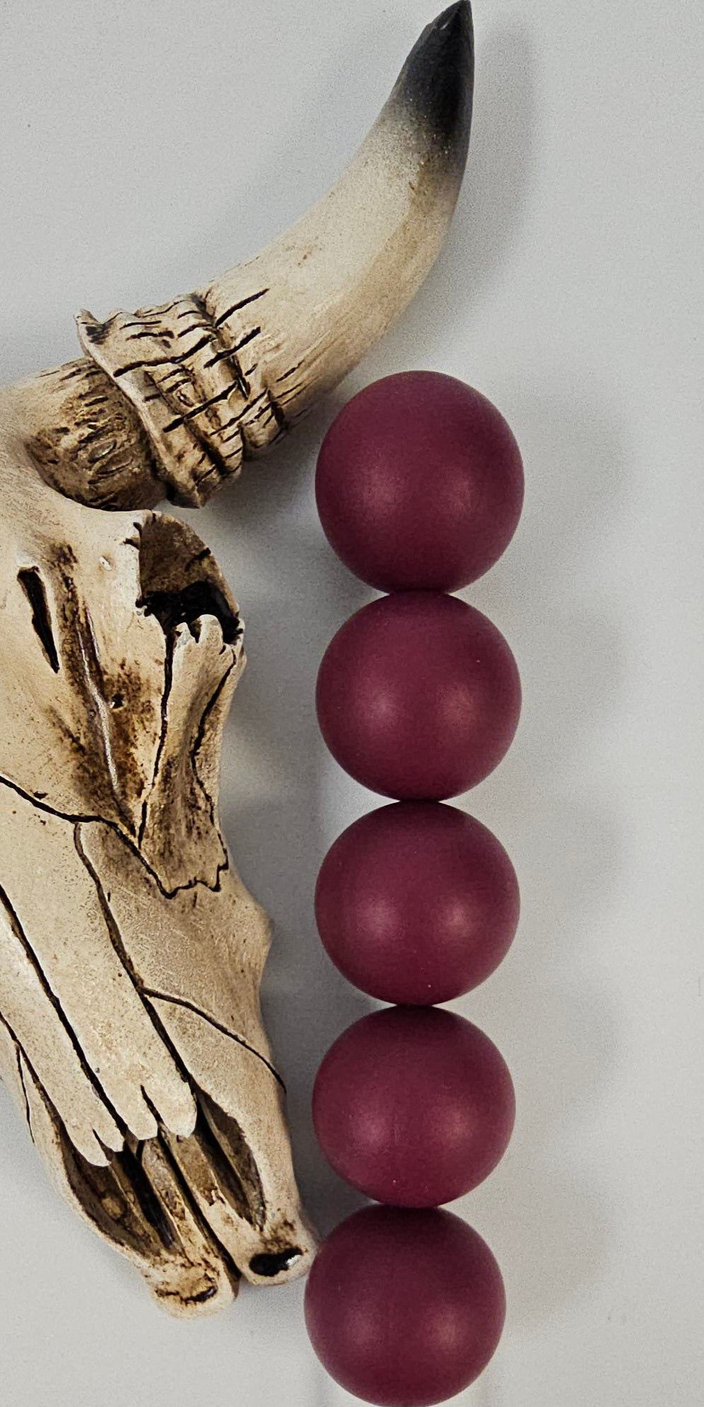 19mm Solid Silicone Beads