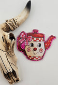 Flatback Christmas Teapot 532