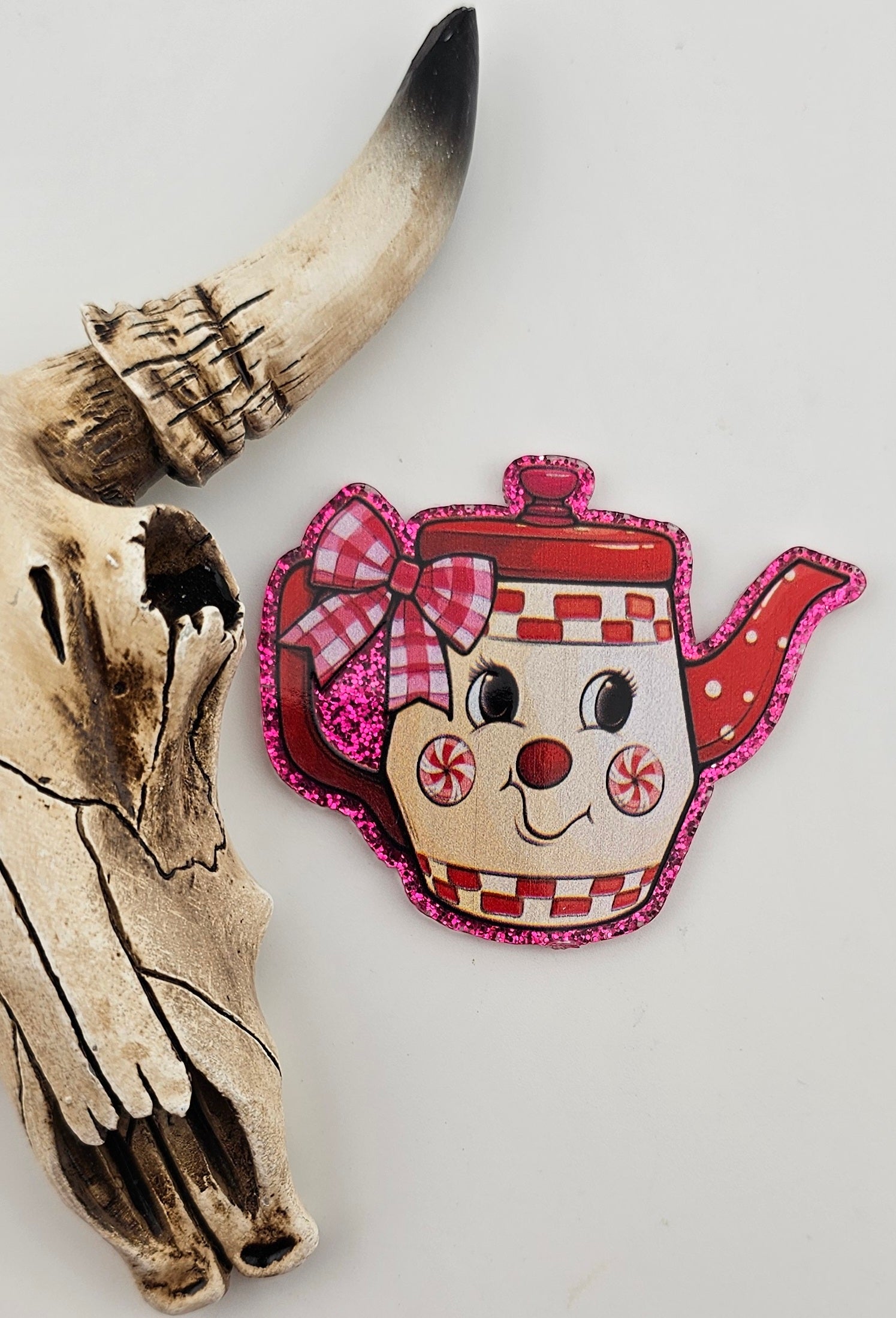 Flatback Teapot Love 532