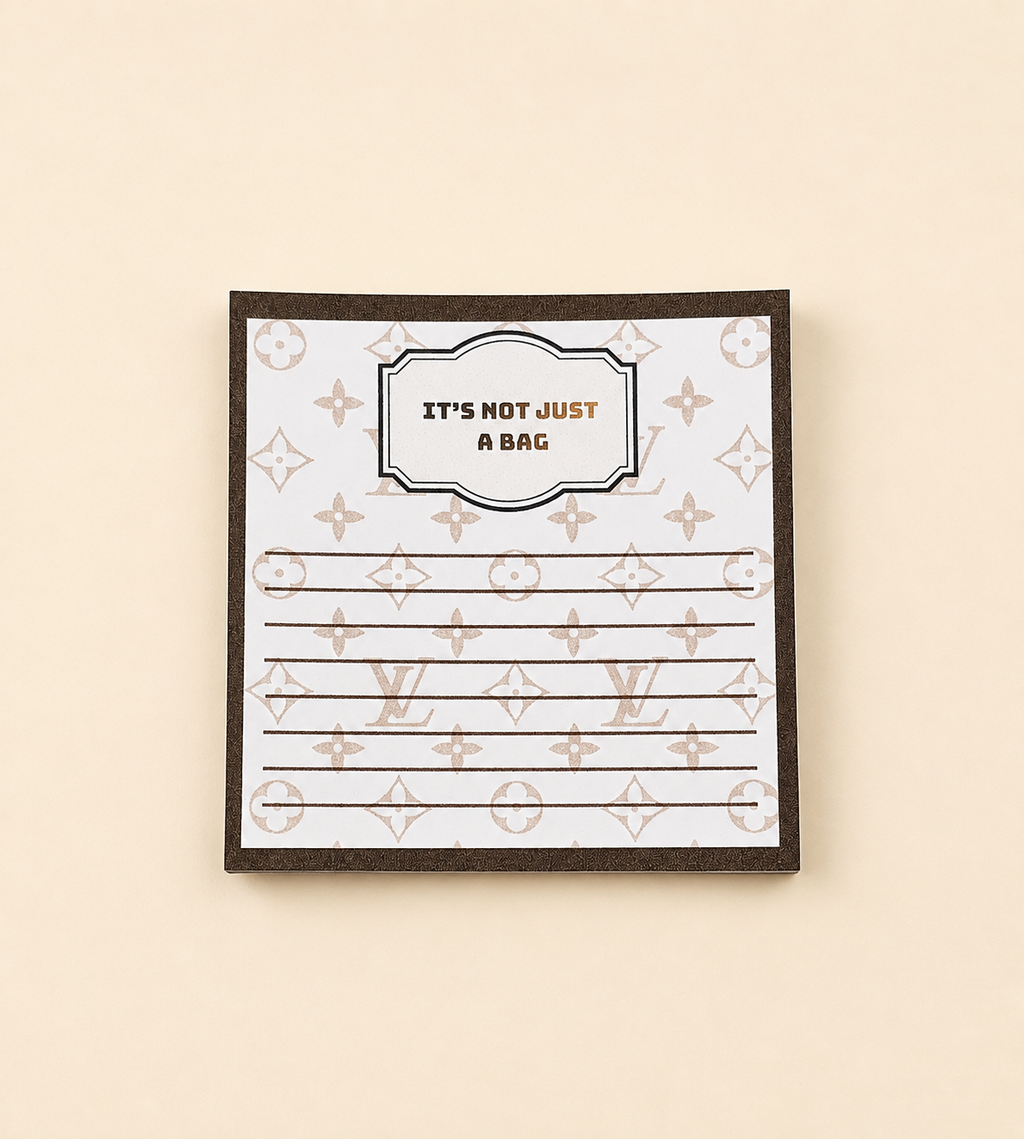 PRE-ORDER Brown/Gold Notepad Holder 3D Printer Printed