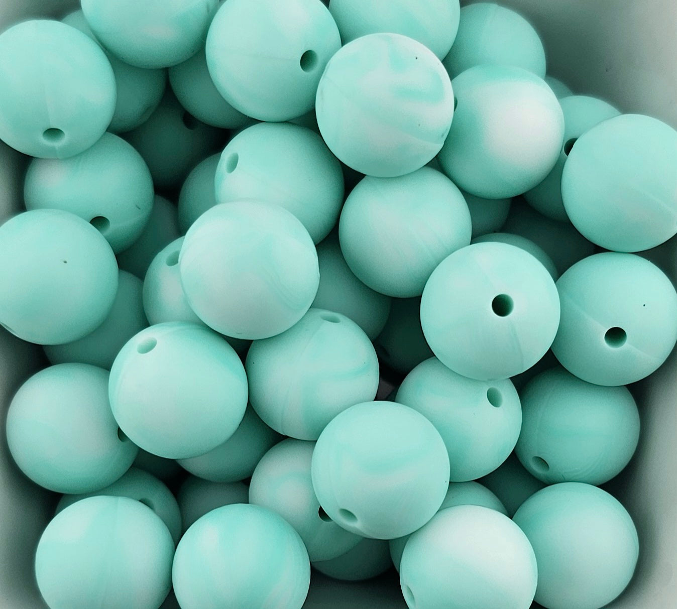 HS192 Auqa Mint Ombrè Solid 15mm