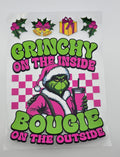 UVDTF Grinchy on the Inside Bougie on the Outside A5 Notebook Wrap