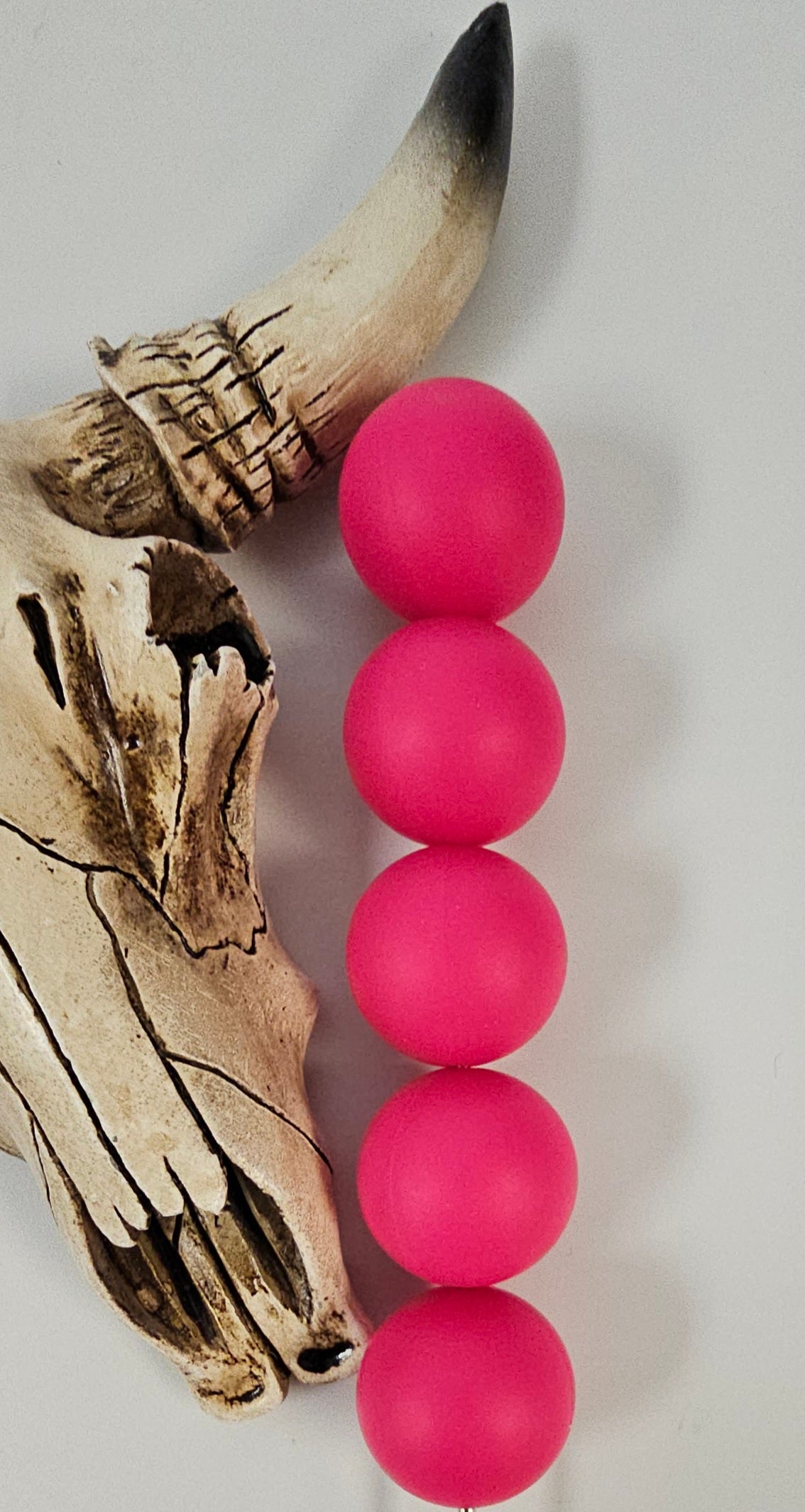 19mm Solid Silicone Beads