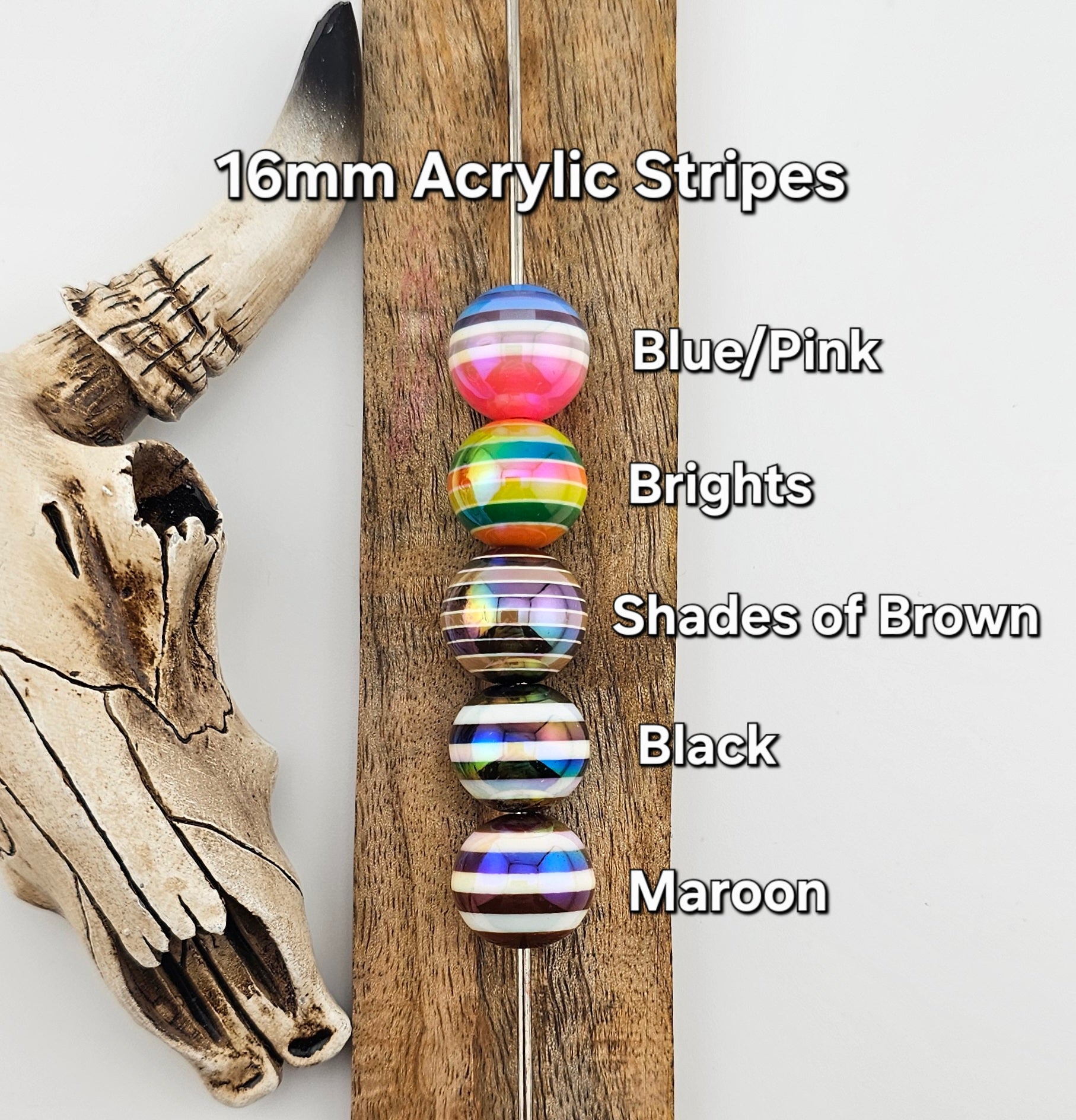 16mm Acrylic Stripes