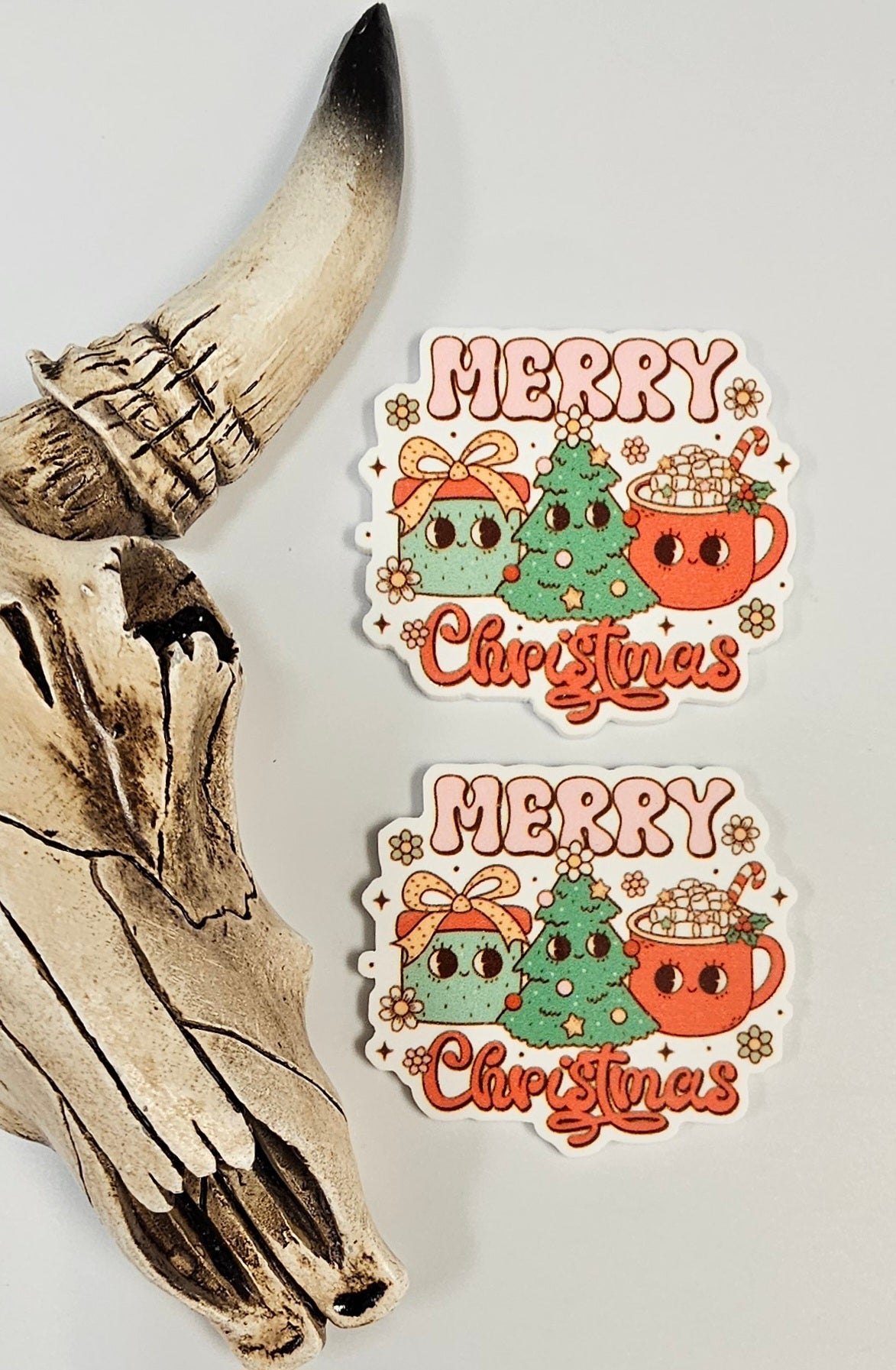 Flatback Merry Christmas 489