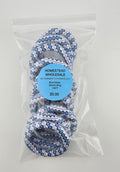 65mm Ring Blue Aztec Script 10CT
