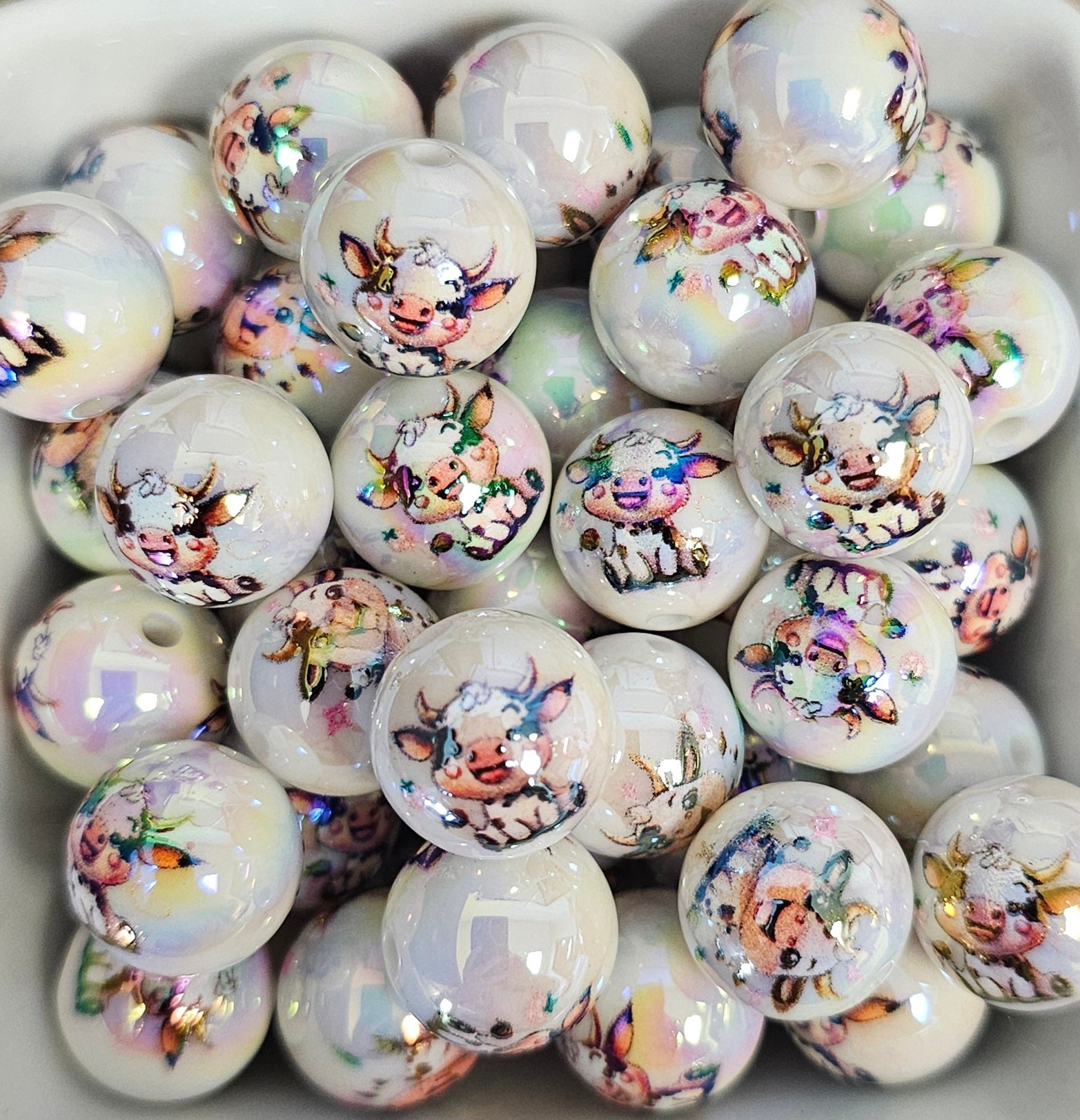Baby Cow 16mm Acrylic