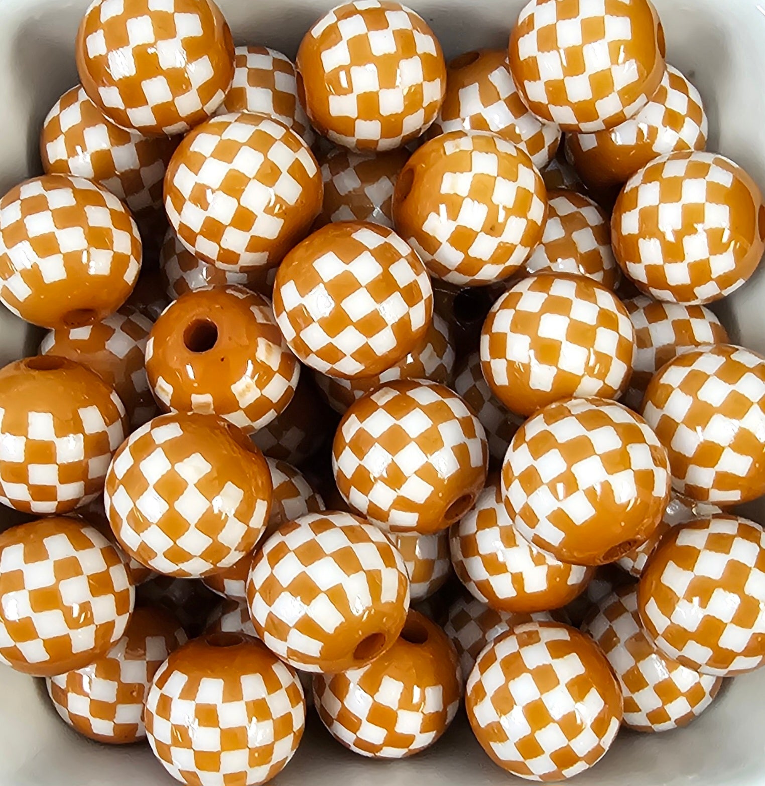 Checkered Acrylic 15mm