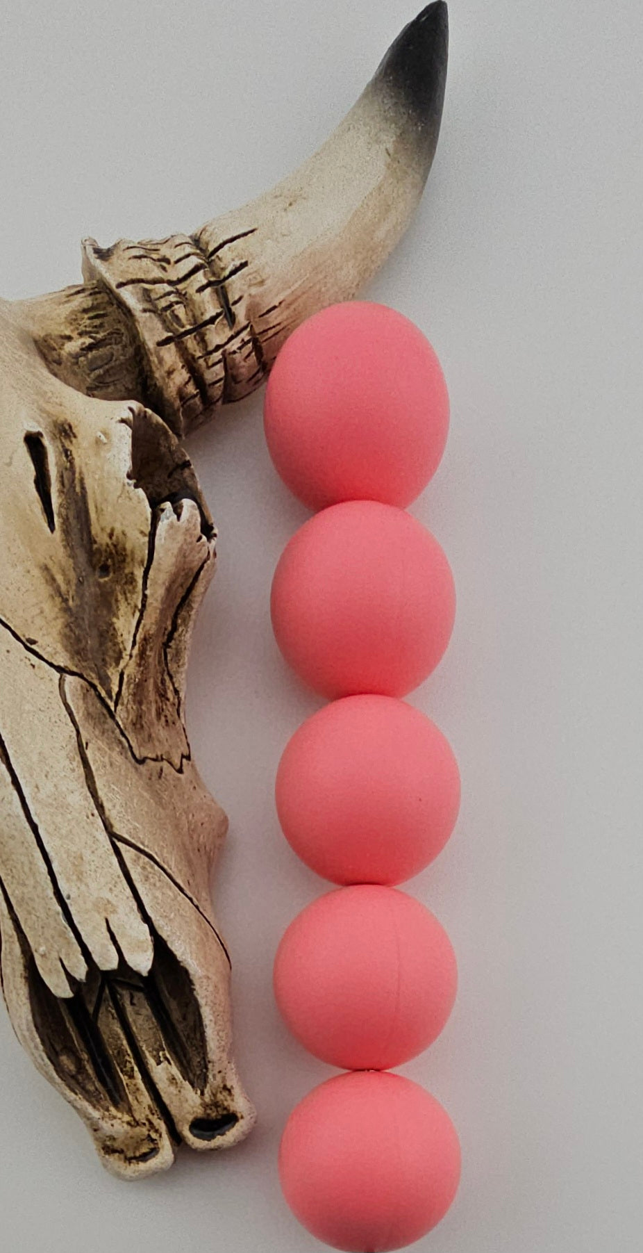 19mm Solid Silicone Beads