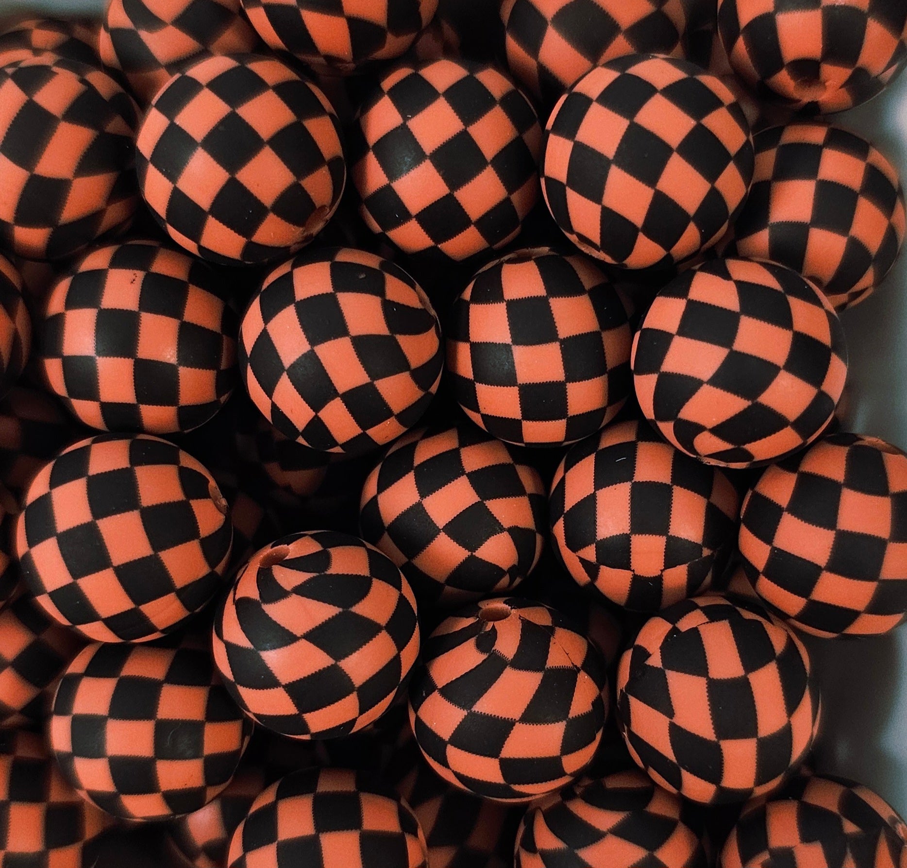 #81 Rust Checkered 15mm Print