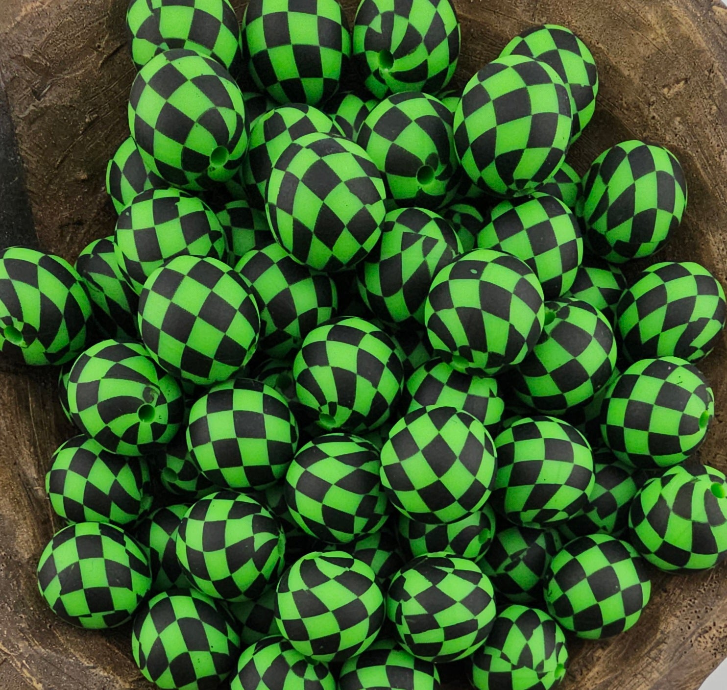 Checker Print 15mm Silicone