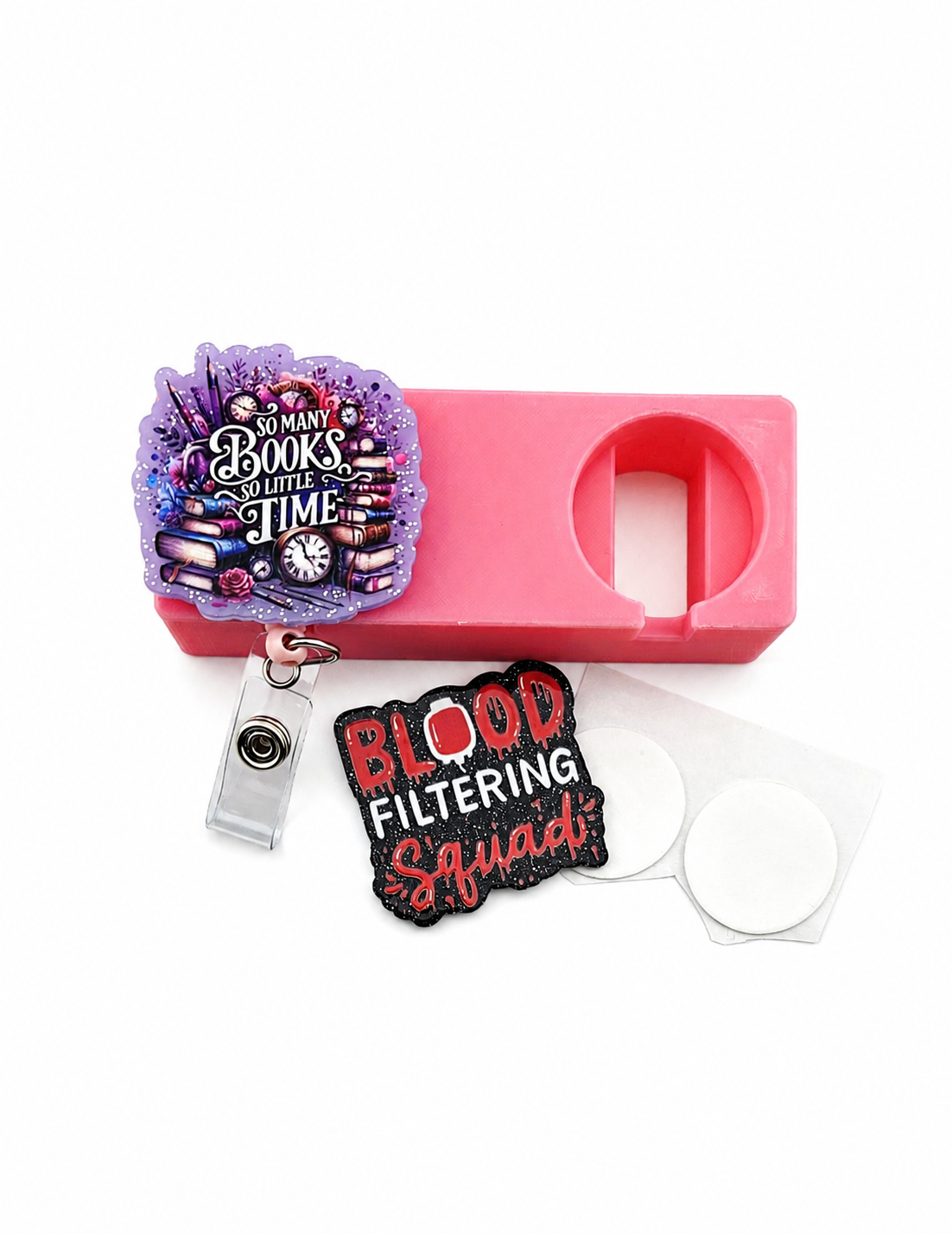 Badge-reel Buddy Assistant 3D Printed