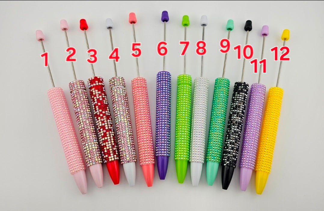 Diamond Rhinestone Beadable Pens