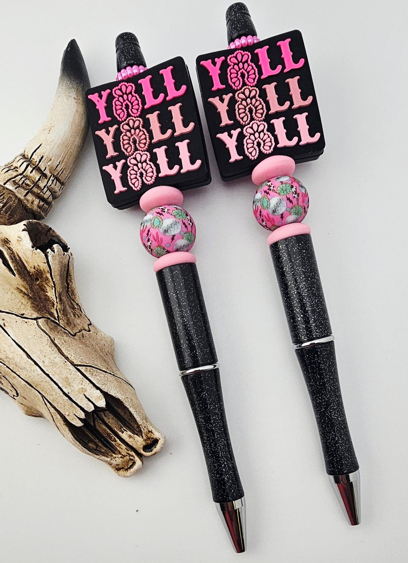 Pre-Made Yall Bright Pink Pen