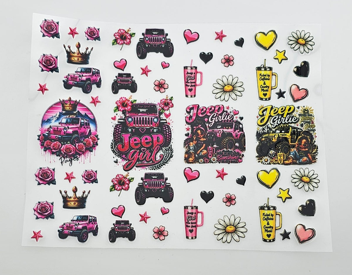 UVDFT Jeep Girl Assortment Pen Wrap *sold individually*
