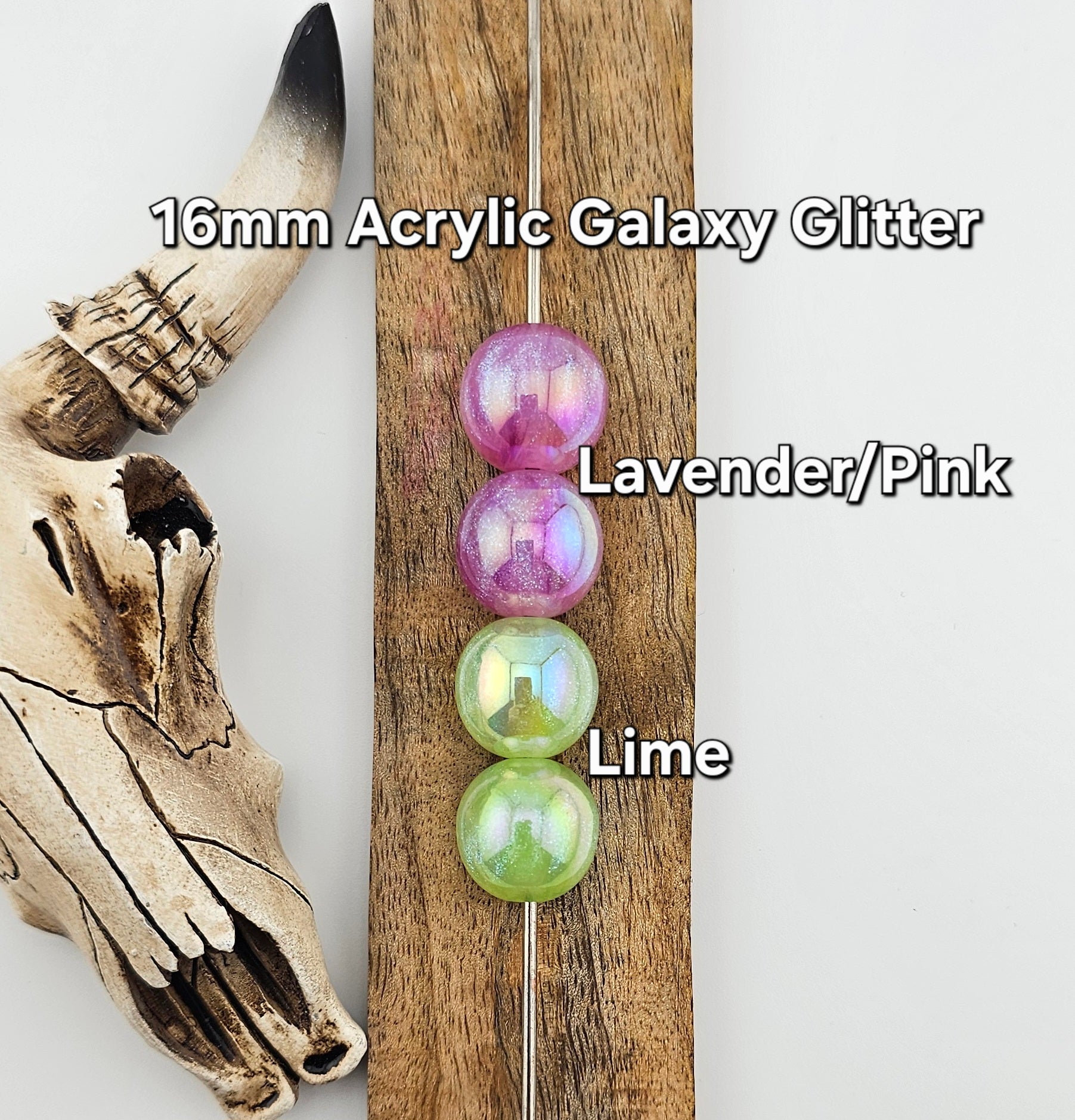16mm Acrylic Galaxy Glitter