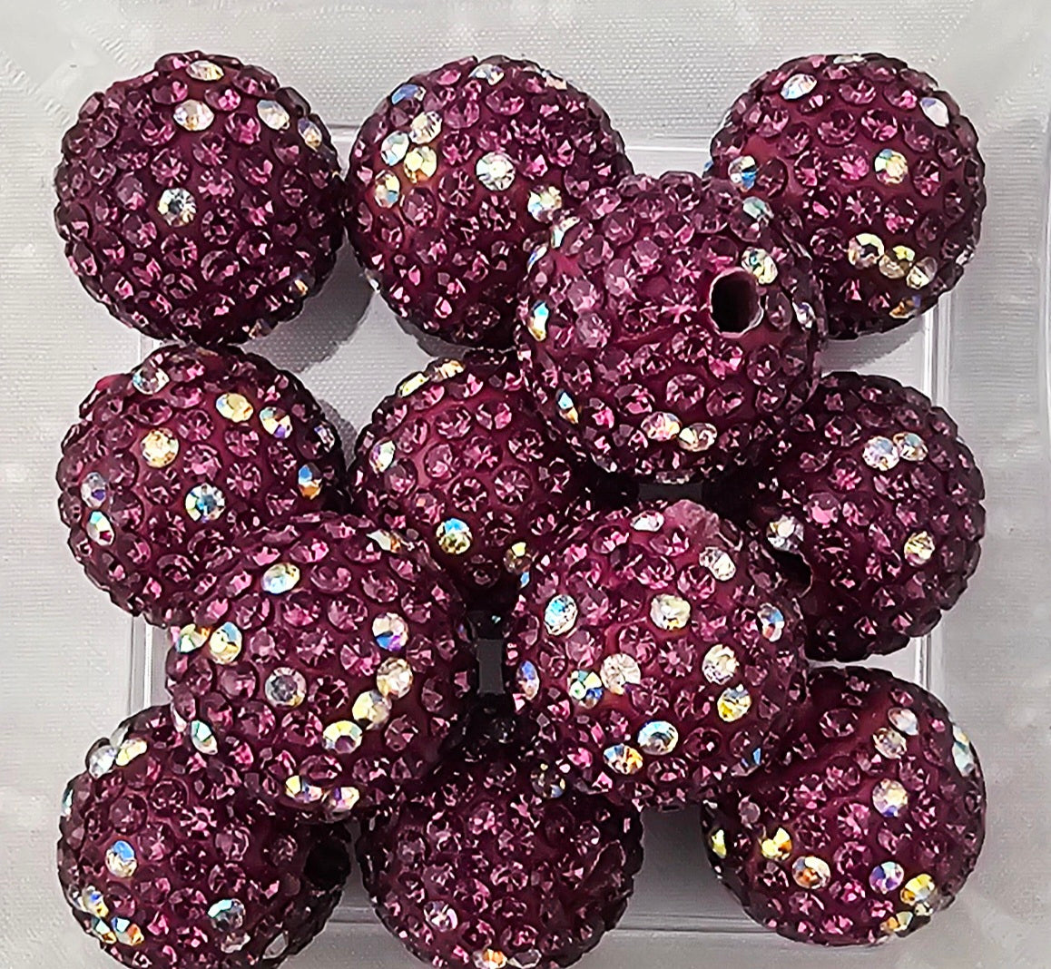 Raspberry 16mm Rhinestone (Premium)