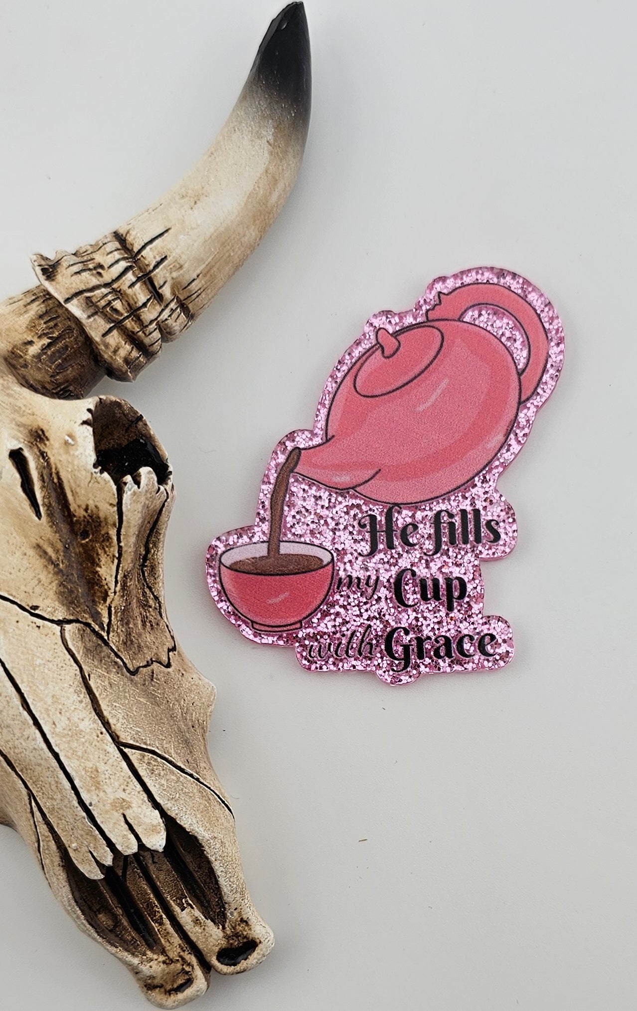 Flatback He Fills My Cup With Grace 177