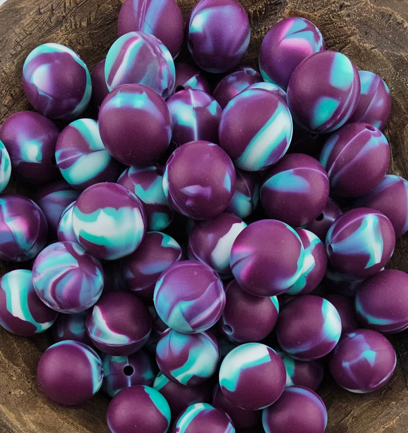 Purple Sherbert Swirl Print