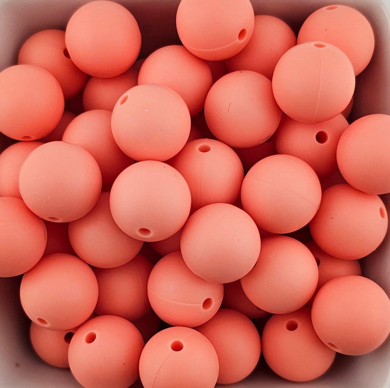 HS193 Peachy Coral Solid 15mm
