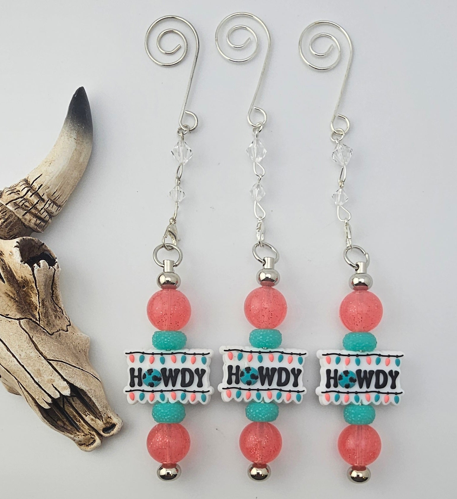 Pre-Made Howdy Christmas Ornament