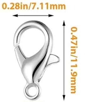 Mini Lobster Clasp 10ct