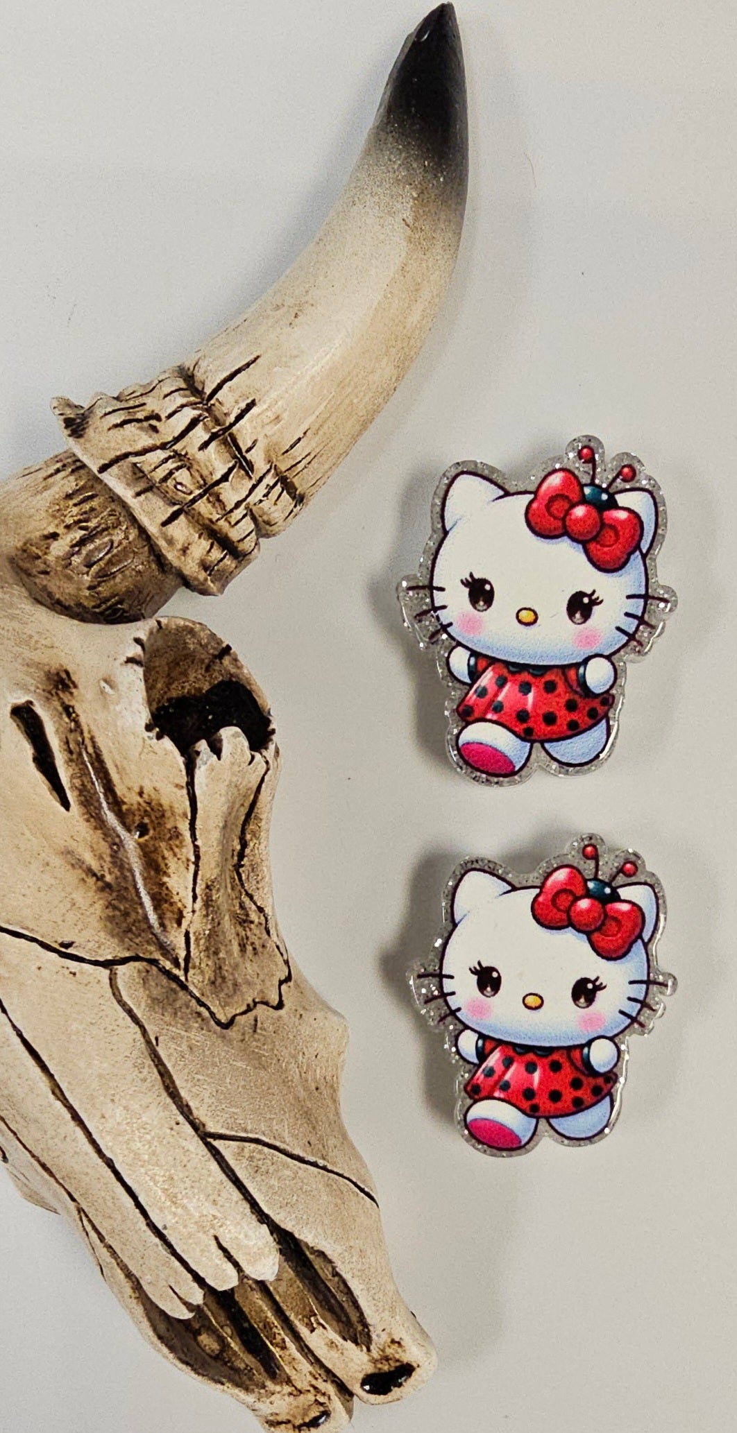 Acrylic Strawberry Kitty Focal