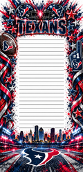 Texans Football Notepad